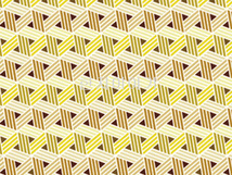 25.삼각전통무늬(노랑계열) 한지인쇄