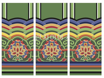 1.단청무늬지  <br> 480*355mm