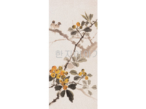 107.민화(화조도) <br> 300*110mm