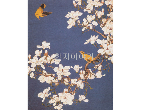 100.민화(화조도) <br> 340*250mm