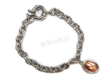 6.미니타원체인팔찌(은색)  