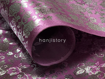 8.무늬원단(팥죽/모란은박) <br> 450mm*370mm
