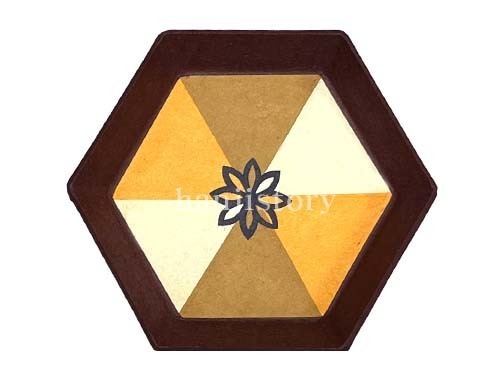 4.육각접시만들기(밤색) <br> 20%할인<br> 50개이상구매시 2,100원(색상혼합가능)