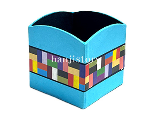 1.곡선사각필통만들기(조각보/파랑) <br> 20%할인  <br> 50개이상구매시 3,500원(색상혼합가능) 