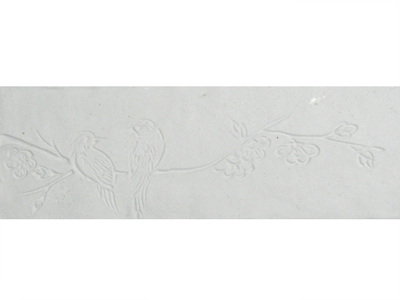 42.점토떡(꽃과새) <br>170*60mm