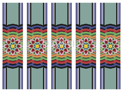 11.단청무늬지 <br> 480*355mm