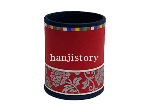 3.원형꽂이필통(빨간색) <br>  20%할인<br> 50개이상구매시 3,200원(색상혼합가능) 