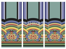 2.단청무늬지  <br> 480*355mm
