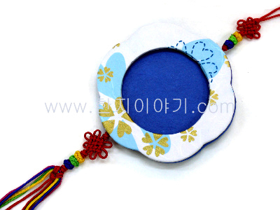 2.벽걸이꽃미니액자(파랑) <br>20%할인<br> 50개이상구매시 7,000원(색상혼합가능)