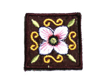 3.자수 30*30mm (곤색)