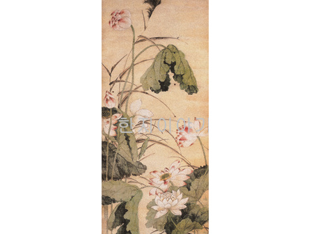 95.민화(연화도) <br> 650*250mm