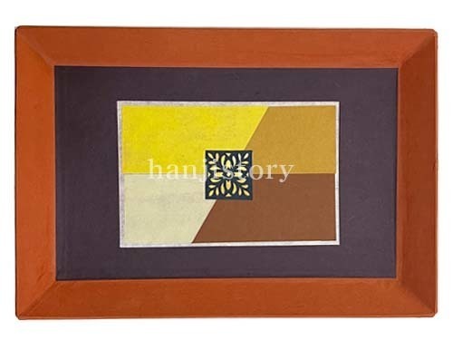 4.직사각과반만들기(대/밤색/조각보) 20%할인 <br> 50개이상구매시 4,800원(색상혼합가능)