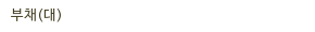 부채(대)